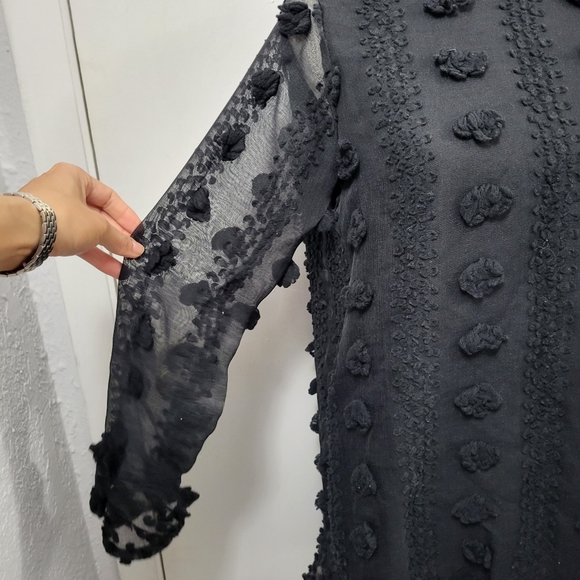 La Ros Black Shift Dress Medium - Picture 8 of 13